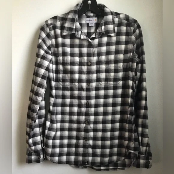 Carhartt Flannel Loose Fit Button Down - Picture 1 of 8